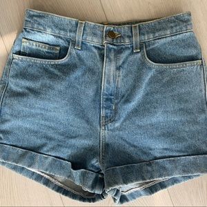 American Apparel Jean Shorts